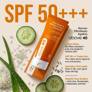 Rice Water & Vitamin E Glow Sunscreen (SPF 50)