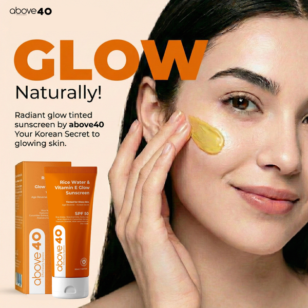 Rice Water & Vitamin E Glow Sunscreen (SPF 50)