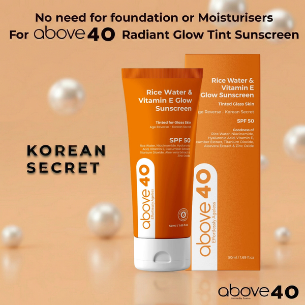 Rice Water & Vitamin E Glow Sunscreen (SPF 50)