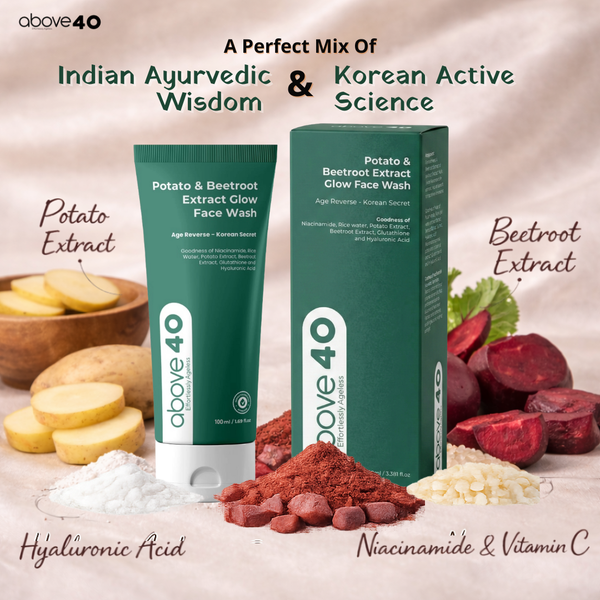 Potato & Beetroot Extract Glow Face Wash