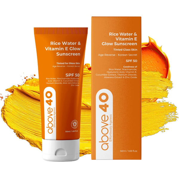Rice Water & Vitamin E Glow Sunscreen (SPF 50)